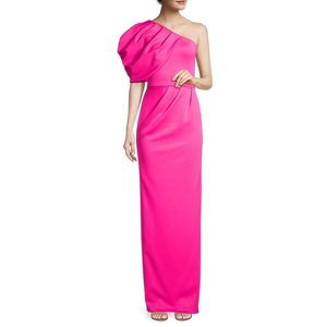 Black Halo Egan One-Shoulder Gown